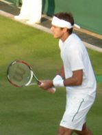 Del Potro- close up- Wimbledon Tennis 2011